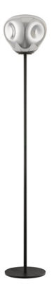 Luminosa Lighting Luminosa Nina 1 Light Floor Lamp Chrome Black