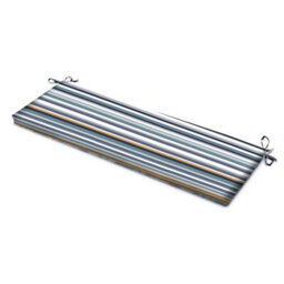 Luxury Living Brighton Water Repellent Garden Bench Seat Pad - thumbnail 1