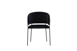 Set Of 2 Selma Velvet Dining Chairs - D58Xw54Xh82Cm, Seat Height 48Cm - thumbnail 1