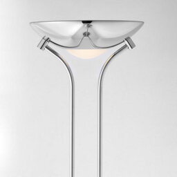 Luminosa Lighting Luminosa Rome Floor Lamp Chrome, Opal Glass, G9 - thumbnail 2