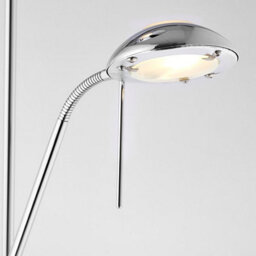 Luminosa Lighting Luminosa Rome Floor Lamp Chrome, Opal Glass, G9 - thumbnail 3