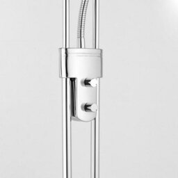 Luminosa Lighting Luminosa Rome Floor Lamp Chrome, Opal Glass, G9 - thumbnail 4