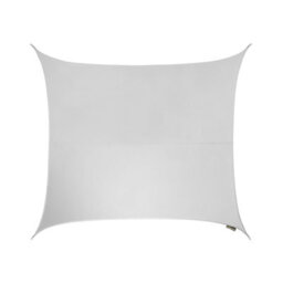 Kookaburra 2M Square Water Resistant Polar White Garden Patio Sun Shade Sail Canopy 96.5% Uv Block With Free Rope - thumbnail 1