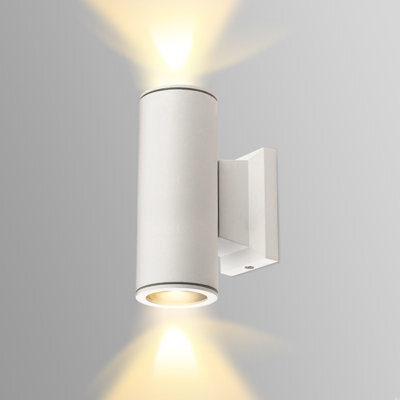 Aigostar 35W Outdoor Wall Lights Mains Powered, Ip65 Up Down Round W Wall Sconce,compatible With Gu10 Bulbs(Not Included) - image 1