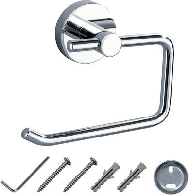 Jassferry New Wall Mounted Toilet Roll Holder Bathroom Paper Holder Without Lid - image 1