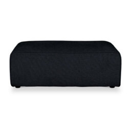 Hugo Deep Blue Xl Footstool - Fully Assembled By Roseland Furniture - thumbnail 2