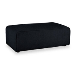Hugo Deep Blue Xl Footstool - Fully Assembled By Roseland Furniture - thumbnail 1