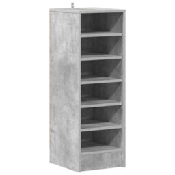 Vidaxl Shoe Cabinet Concrete Grey 31.5X35X90 Cm Engineered Wood - thumbnail 2