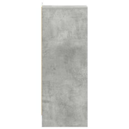 Vidaxl Shoe Cabinet Concrete Grey 31.5X35X90 Cm Engineered Wood - thumbnail 5