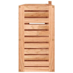 Berkfield Mirror Cabinet 80X17X34 Cm Solid Wood Walnut - thumbnail 5