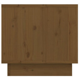 Berkfield Modern Bedside Cabinets 2 Pcs Honey Brown 35X34X32 Cm Solid Wood Pine - thumbnail 8
