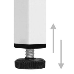 Berkfield Nightstands 2 Pcs White 35X35X51 Cm Steel - thumbnail 7