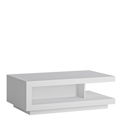 Furniture To Go Lyon Designer Coffee Table In White And High Gloss - image 1