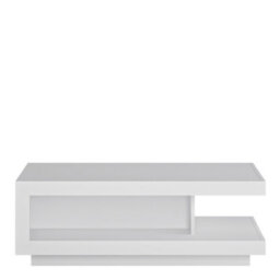 Furniture To Go Lyon Designer Coffee Table In White And High Gloss - thumbnail 2