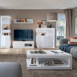 Furniture To Go Lyon Designer Coffee Table In White And High Gloss - thumbnail 3
