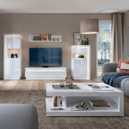 Furniture To Go Lyon Designer Coffee Table In White And High Gloss - thumbnail 4