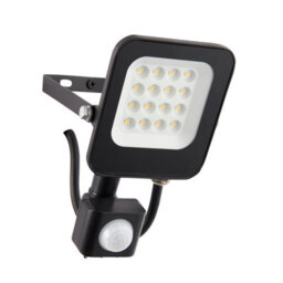 Luminosa Lighting Luminosa Guard Pir Override 10W Ip65 10W Outdoor Flood Light Matt Black Paint - thumbnail 2