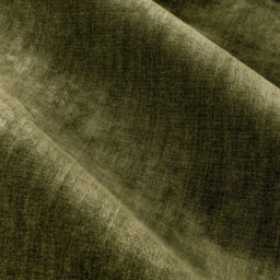 Yard Heavy Chenille Velvet Room Darkening Pencil Pleat Curtain Pair Olive (W)117Cm X (D)183Cm - thumbnail 4