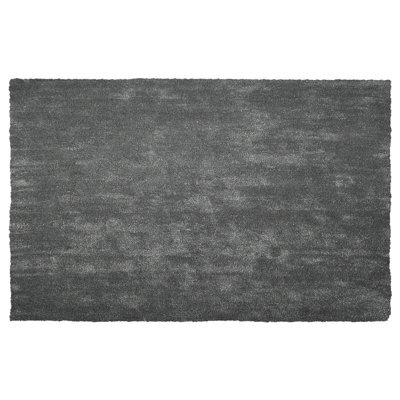 Beliani Shaggygy Rug Demre Dark Grey 200 X 300 Cm - image 1