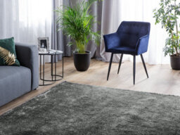 Beliani Shaggygy Rug Demre Dark Grey 200 X 300 Cm - thumbnail 2