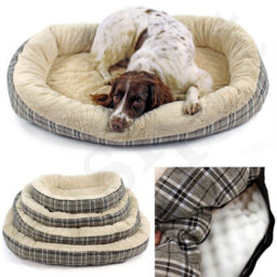 Actiaspet Xl Deluxe Orthopaedic Soft Dog Bed Pet Warm Basket Fleece Lining Cushion Puppy Cat