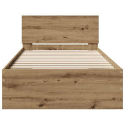 Walplus Bed Frame Artisan Oak 90 X 190 Cm Engineered Wood - thumbnail 6