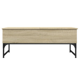 Berkfield Coffee Table Sonoma Oak 100X50X40 Cm Engineered Wood And Metal - thumbnail 5