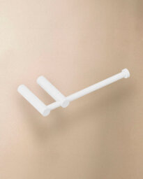 Cosmic Toilet Roll Holder, Matt White, Logic Collection - thumbnail 1