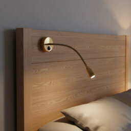 Ultra Beam Lighting Ultrabeam Wall Mounted Bedroom Reading Light With A Flexible Arm Antique Finish 3 Watt 3000K Warm White Led - thumbnail 4