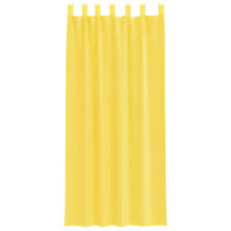 Berkfield Voile Curtains With Rod Pockets 2 Pcs Yellow - thumbnail 4