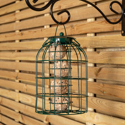 Samuel Alexander Metal Hanging Bird Fat Ball Feeder With Squirrel Guard - image 1