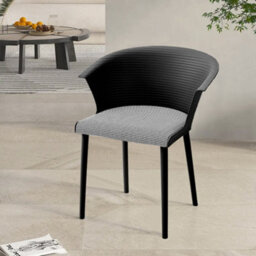 Darphe Dining Chair Set Of 4 Modern Black Dining Chairs - thumbnail 1