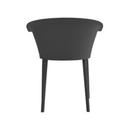 Darphe Dining Chair Set Of 4 Modern Black Dining Chairs - thumbnail 4