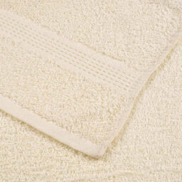 Berkfield Wash Towels 2 Pcs Frogn Cream 30X30 Cm 100% Cotton - thumbnail 6