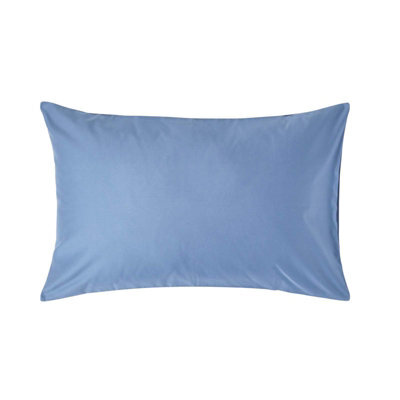 Homescapes Air Force Blue Egyptian Cotton Housewife Pillowcase 1000 Tc, Standard - image 1