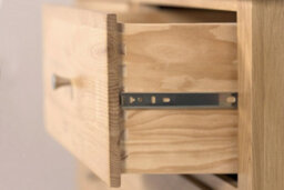 Statement Furniture Edward Hopper Oak 2 Over 2 Chest Of Drawers - thumbnail 4