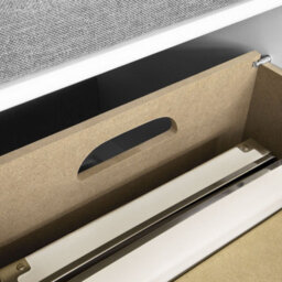Sobuy Fsr23-K-Nw, Shoe Cabinet Storage Bench With 2 Drawers & Seat Cushion,wood Effect,w71Xd35Xh43 - thumbnail 6