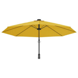 Vidaxl Wall-Mounted Parasol Yellow 290 Cm - thumbnail 5