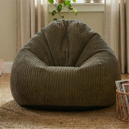 rucomfy Beanbags Rucomfy Jumbo Cord Slouchbag - Indoor Classic Bean Bag For Adults - thumbnail 2