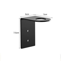 Black Holder With Bottle Stainless Steel Wall Mounted Soap Dispenser For Liquid Soap Shampoo Shower Gel - thumbnail 1