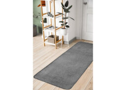 Melrose Relay Classic Mixed Fibres Grey Indoor Area Runner Rug 060/200Cm - thumbnail 1