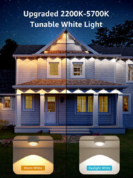 Lepro E1 Ai Permanent Outdoor Lights 15M, Smart Eaves Lights, Waterproof, Rgb & Warm To Cool White, Works With Alexa, No Remote - thumbnail 2