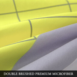 Lazzaro Premium Reversible Duvet Cover Set With Zipper Closure And Corner Ties - thumbnail 4