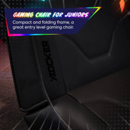 X Rocker Shadow Rgb 2.0 Audio Floor Rocker Gaming Chair With App-Controlled Lights - Black - thumbnail 3