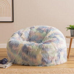 icon Unicorn Classic Faux Fur Bean Bag Chair - thumbnail 2