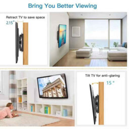 Universal Tv Wall Mount Bracket 32 To 65 Inch Fixed Tilt Holder 50Kg Capacity - thumbnail 8