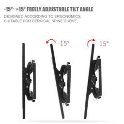 Universal Tv Wall Mount Bracket 32 To 65 Inch Fixed Tilt Holder 50Kg Capacity - thumbnail 3
