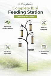 Smart Solar Smart Garden 240Cm Chapelwood Complete Wild Wings Bird Feeder Feeding Station - thumbnail 2
