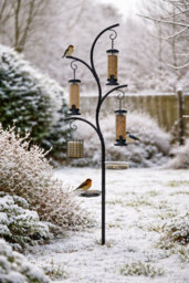 Smart Solar Smart Garden 240Cm Chapelwood Complete Wild Wings Bird Feeder Feeding Station - thumbnail 5