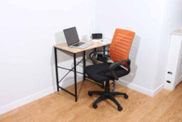 Core Products Home Office 2 Drawer Desk, Oak Effect With Metal Legs, H76.0Cm X W120.0Cm X D60.0Cm - thumbnail 2